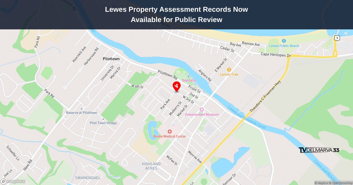 Lewes Property Assessment Records Now Available for Public Review
