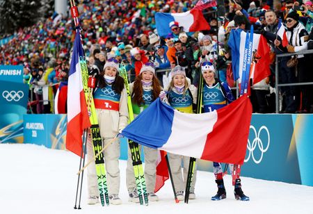 French Biathlon Team Claims Olympic Relay Gold Behind Stellar Third Leg Performance