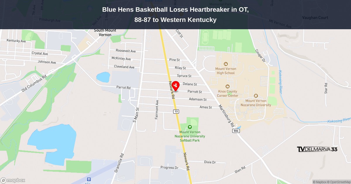 Blue Hens Basketball Loses Heartbreaker in OT, 88-87 to Western Kentucky