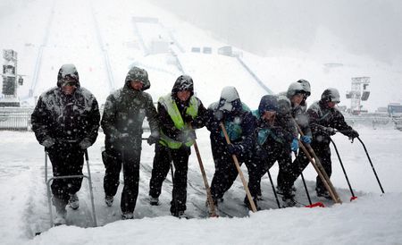 Heavy Snow Forces Winter Olympics to Reschedule Freestyle Skiing Events