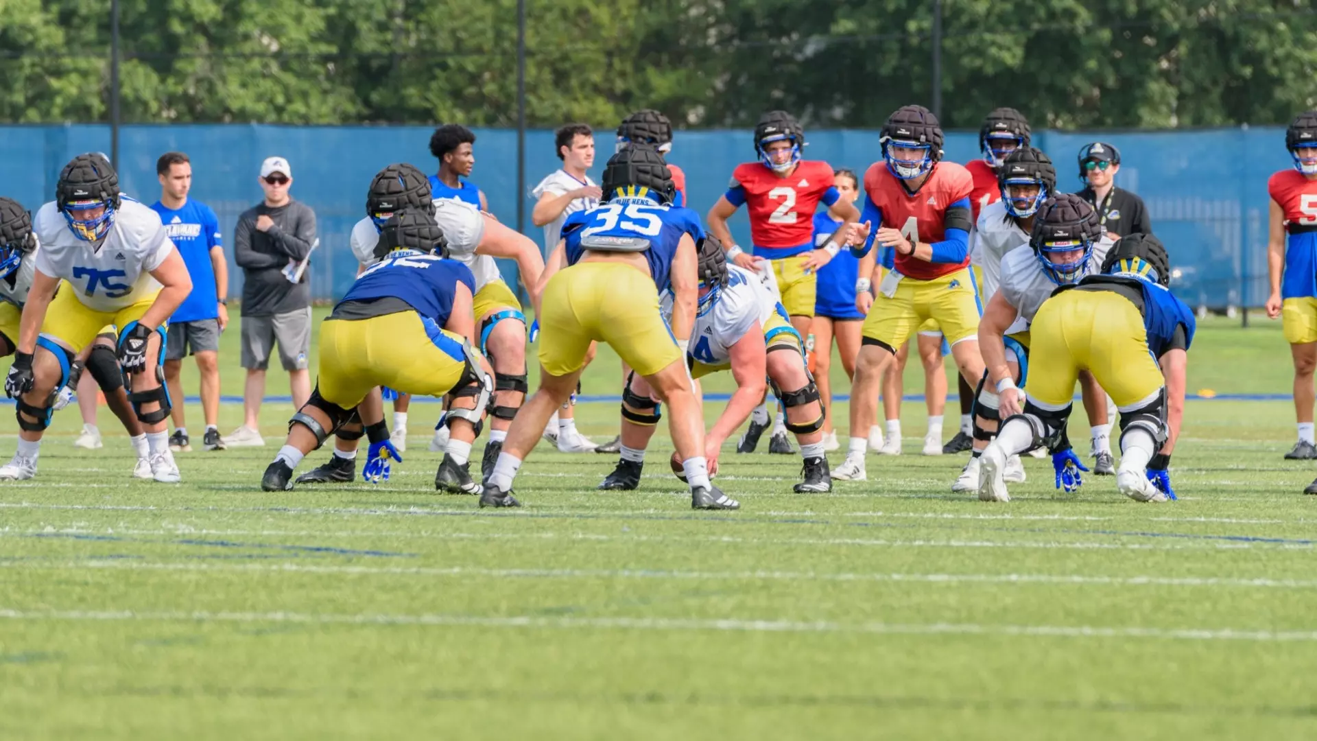 UD Blue Hens Begin Spring Football Training After Bowl Championship Win