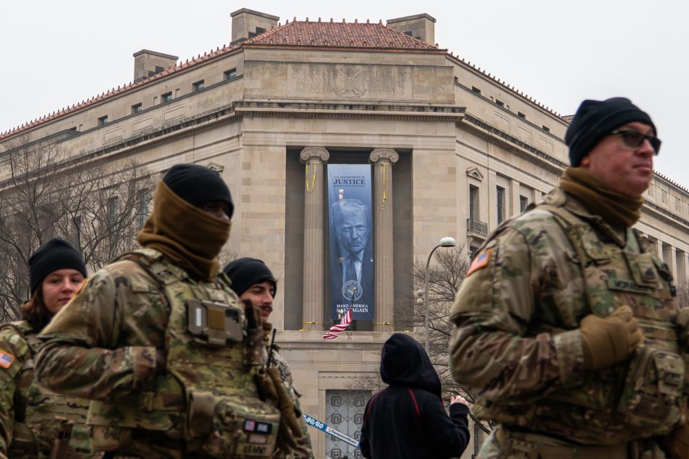 Trump Banner Displayed on Justice Department Building Sparks Independence Concerns