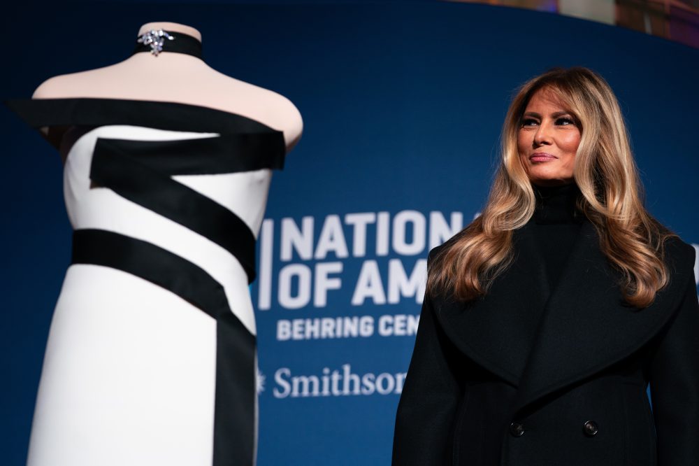 First Lady Melania Trump Donates Second Inaugural Gown to Smithsonian