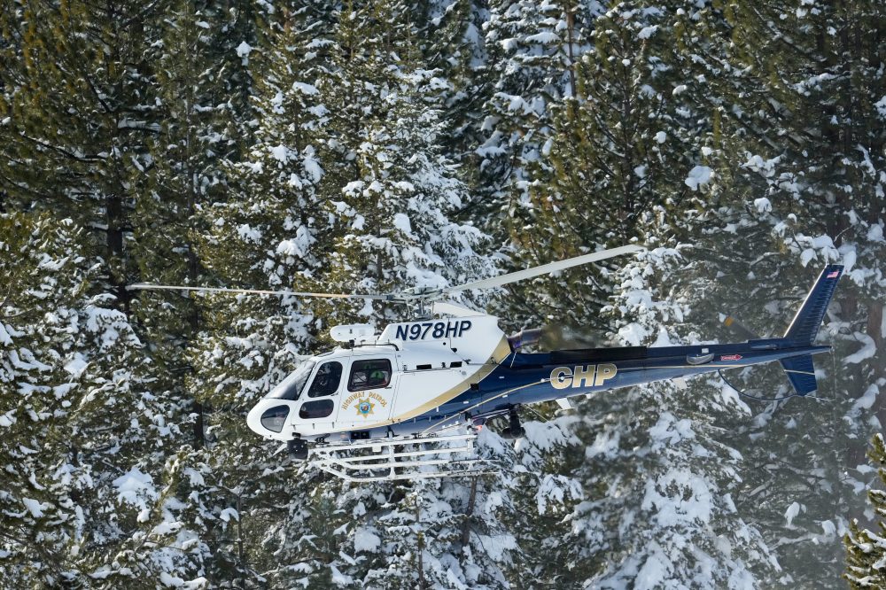 Rescue Teams Use Military Helicopter in Deadly California Avalanche Recovery