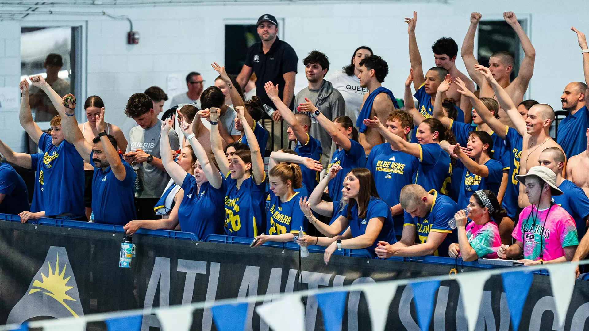 UD Blue Hens Men’s Swim Team Captures Third Place at Conference Championships