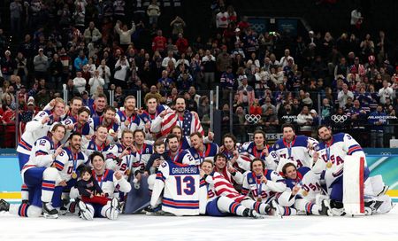 Team USA Hockey Honors Fallen Teammate Johnny Gaudreau After Olympic Gold Victory