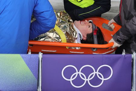 Austrian Bobsledder Walks Away From Terrifying Olympic Crash
