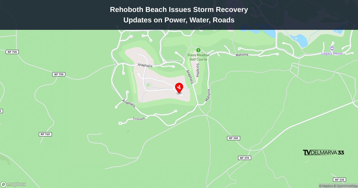 Rehoboth Beach Issues Storm Recovery Updates on Power, Water, Roads
