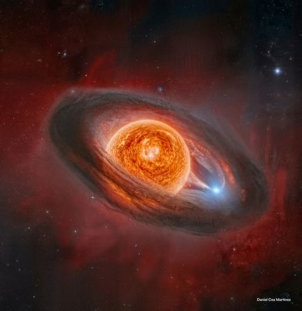 Massive Star Puzzles Scientists with Unprecedented Color Change