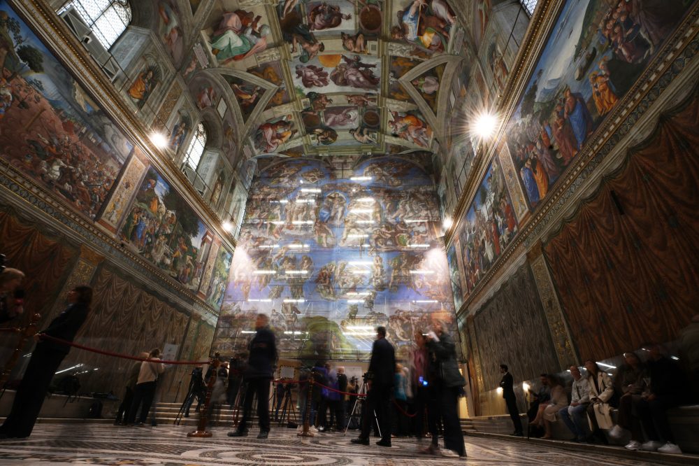 Michelangelo’s Famous Sistine Chapel Fresco Gets Deep Clean at Vatican