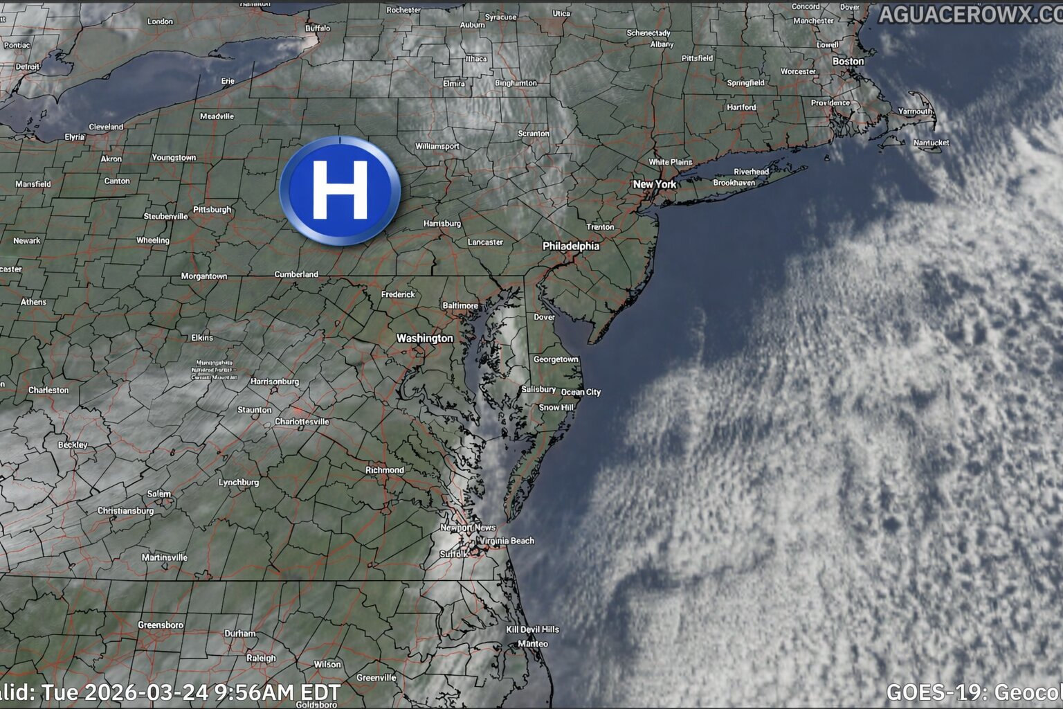 Quiet Weather Midweek Before Late-Week Rain and Weekend Cool Down on Delmarva