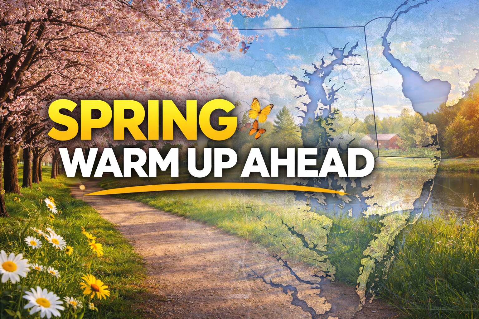 Springlike Warmth Set to Arrive Across Delmarva Early Next Week