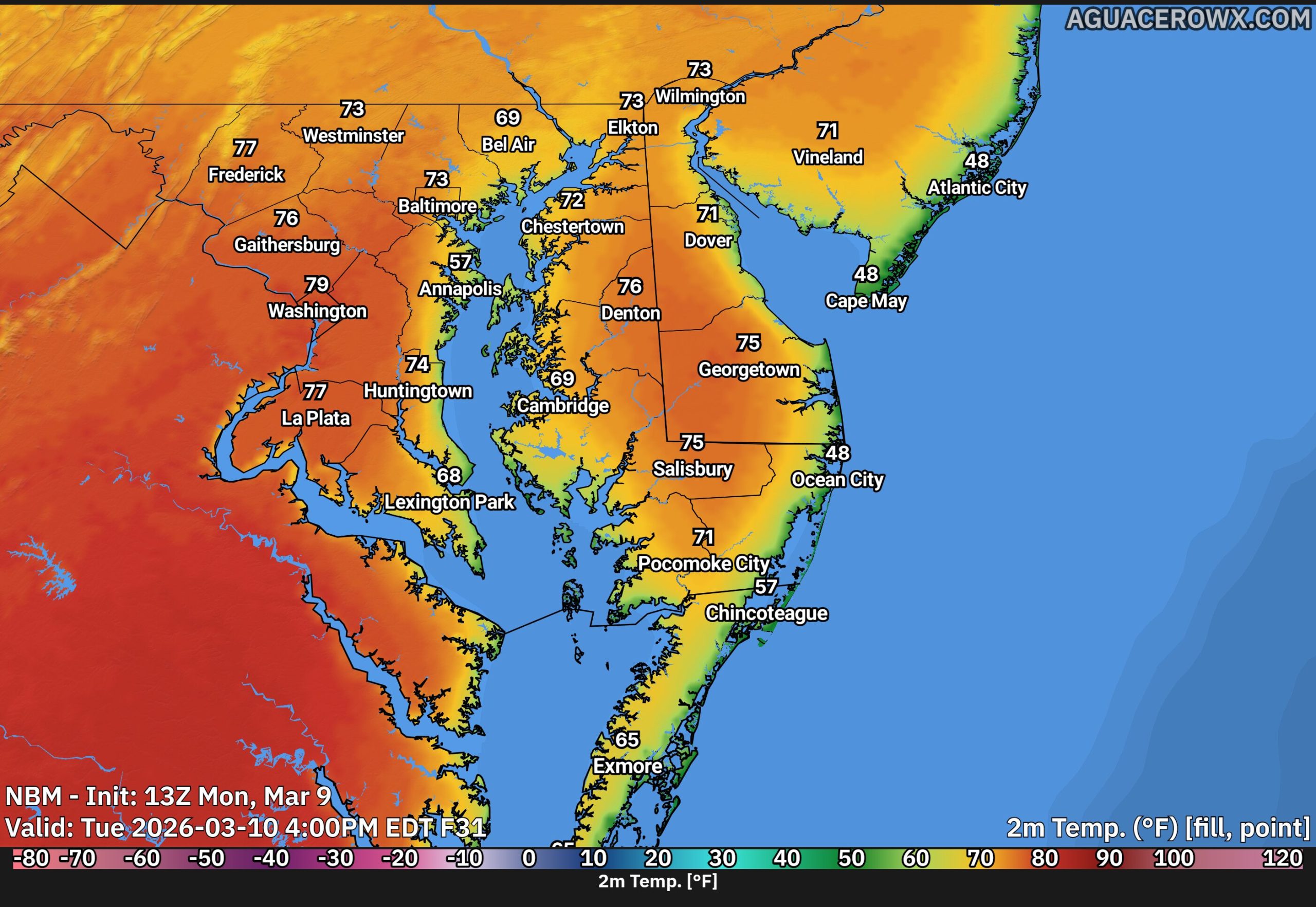 Unseasonably Warm Temperatures Expected Across Delmarva Through Midweek