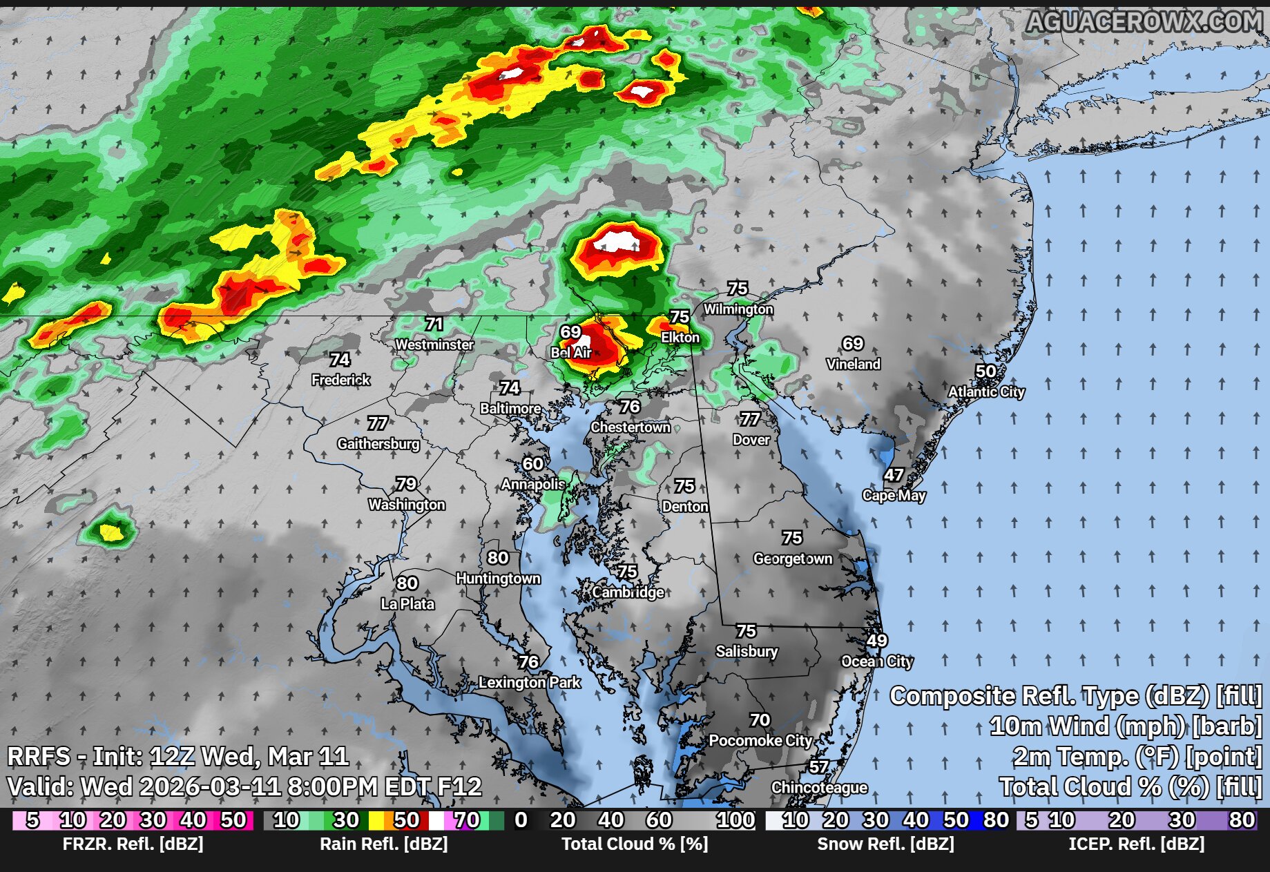 Strong Storms Possible Across Delmarva Wednesday Afternoon; Cold Front Arrives Overnight