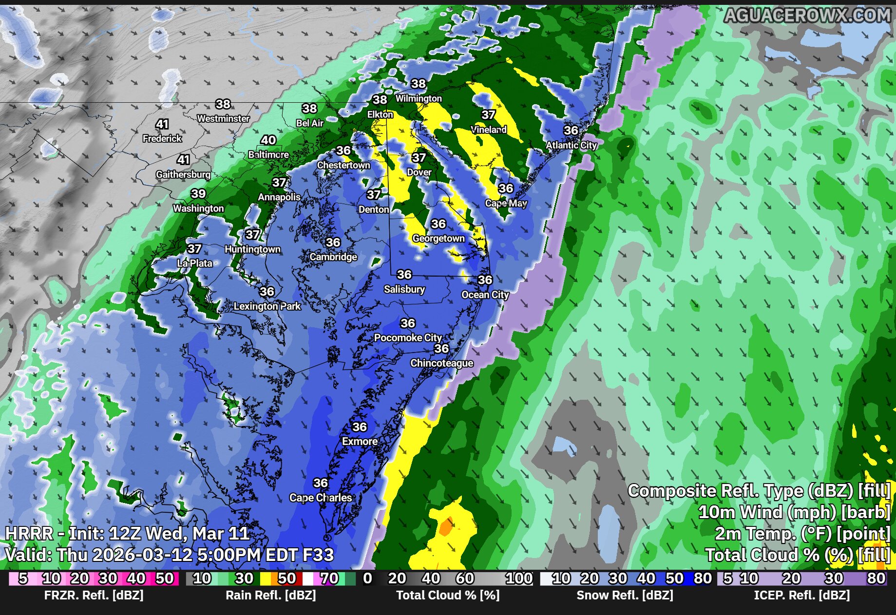 Gusty Winds and Sharply Colder Air Arrive Across Delmarva Thursday