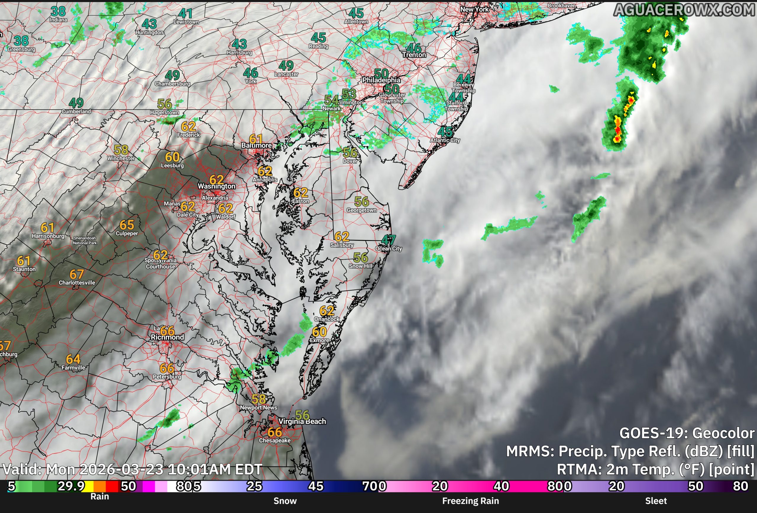 Cold Front Brings Chilly, Breezy Conditions to Delmarva After Morning Showers