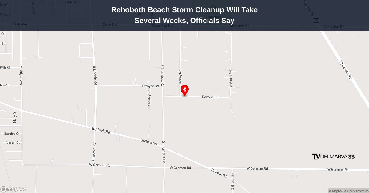 Rehoboth Beach Storm Cleanup Will Take Several Weeks, Officials Say