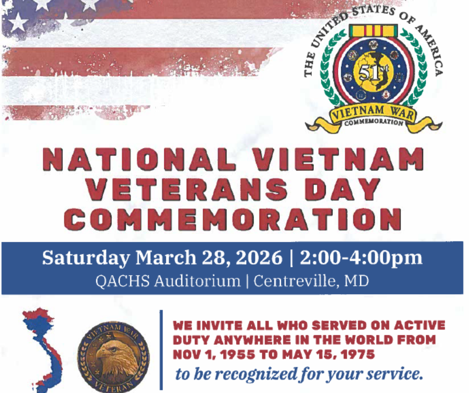 Vietnam Veterans Recognition Event Set for Queen Anne’s County