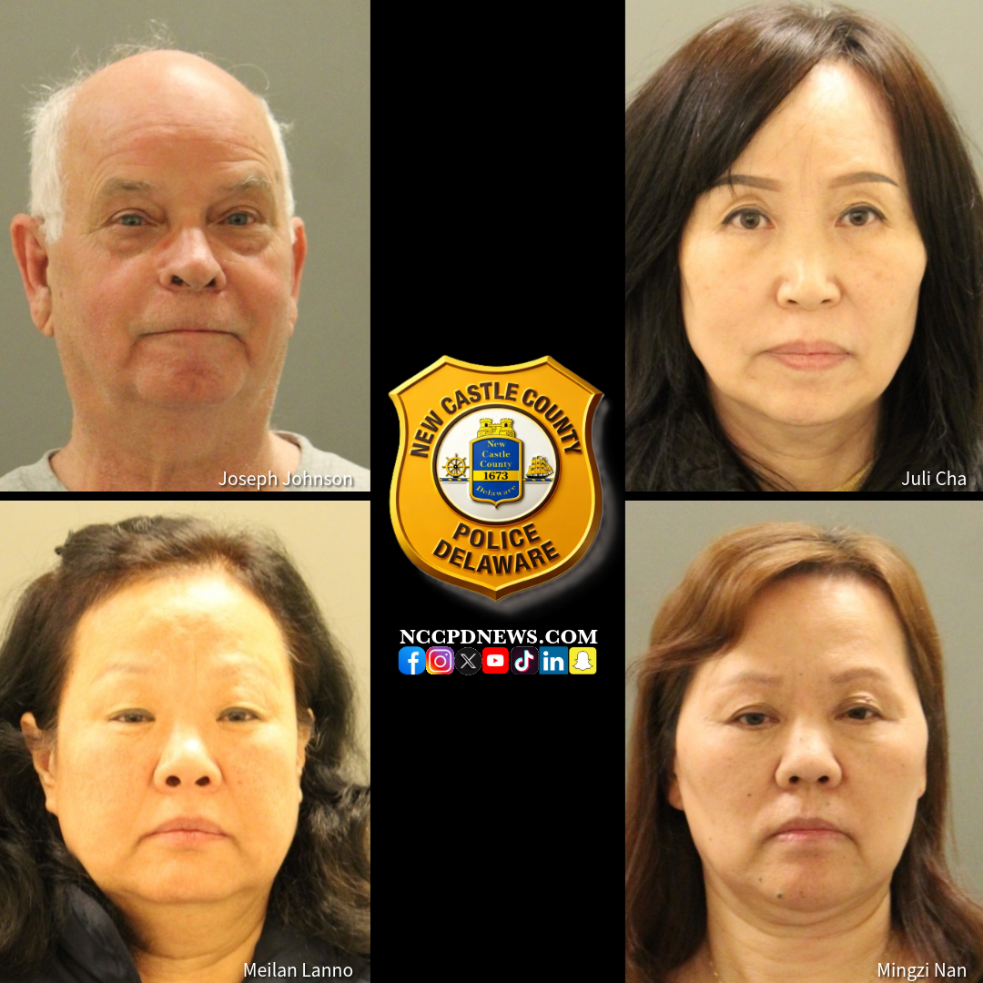 New Castle County Police Bust Illegal Sex Operations at Local Massage Parlors