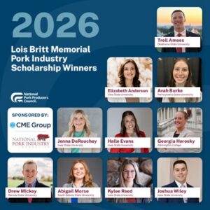National Pork Producers Council Awards $90K in Scholarships to Future Industry Leaders