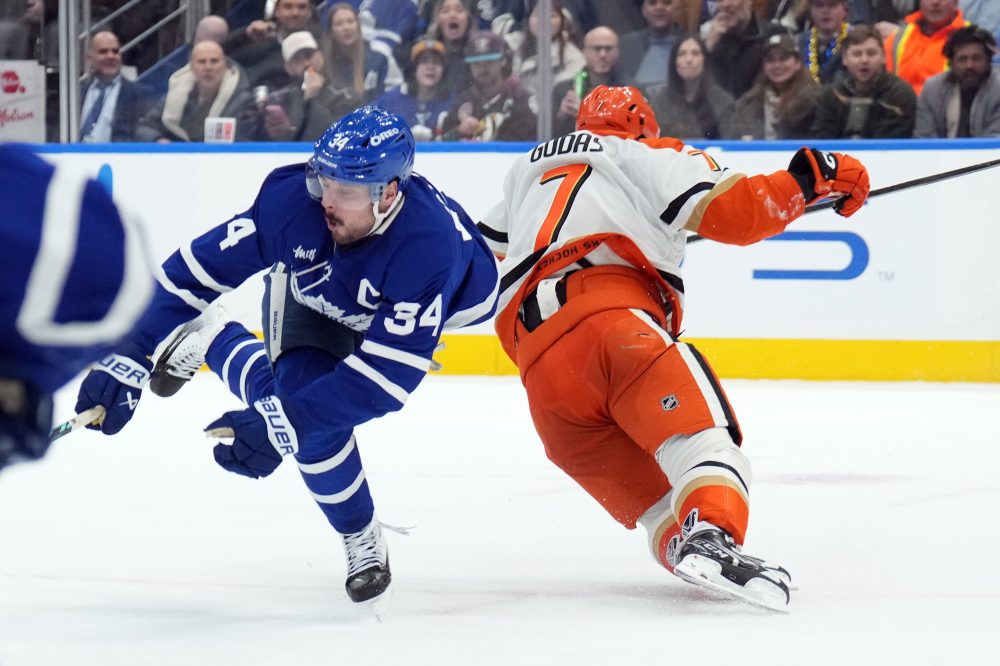 Ducks Defenseman Could Miss 5 Games for Hit on Maple Leafs Star Matthews