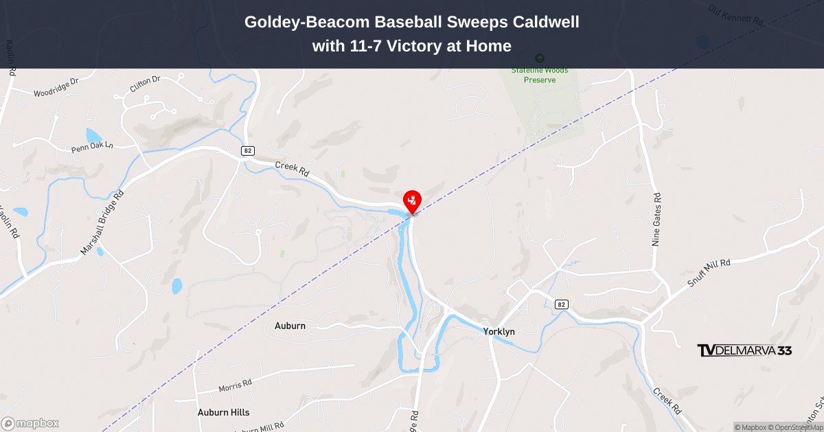 Goldey-Beacom Baseball Sweeps Caldwell with 11-7 Victory at Home