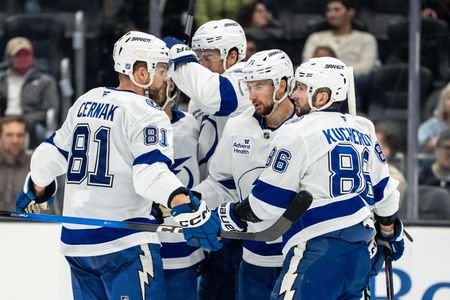 Kucherov’s Five-Point Night Powers Lightning to 6-2 Victory Over Kraken