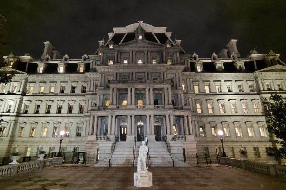 Columbus Statue Installed at White House After Being Thrown in Baltimore Harbor