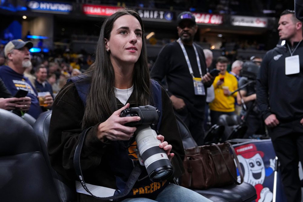 WNBA Star Caitlin Clark Tries Hand at Photography During Pacers Game