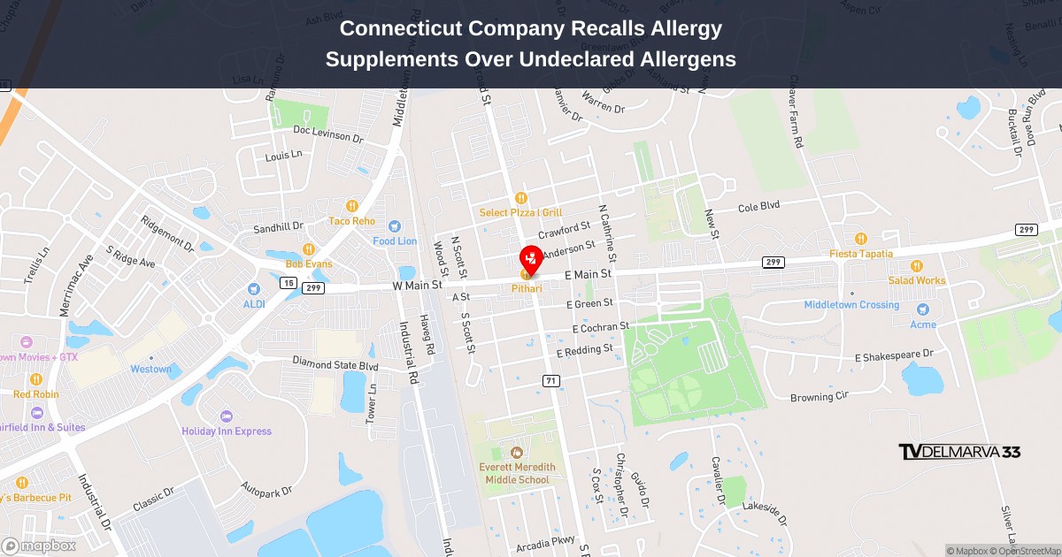 Connecticut Company Recalls Allergy Supplements Over Undeclared Allergens