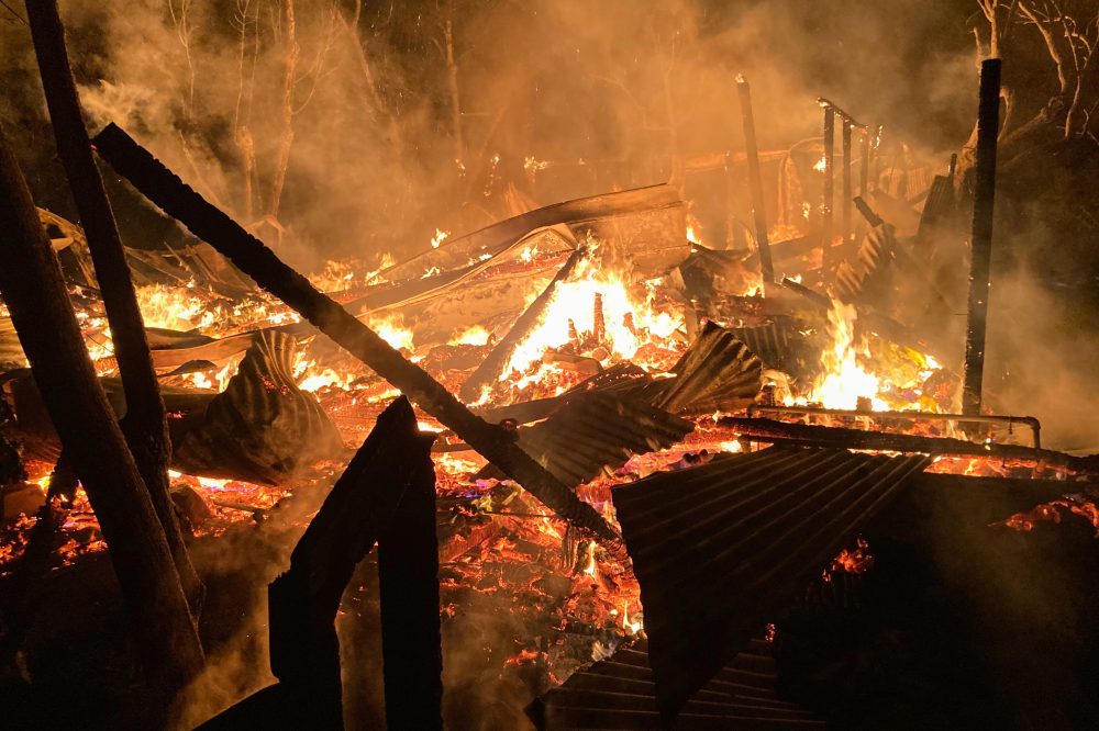Fire Destroys Meditation Hall at California Zen Center During Retreat on Impermanence