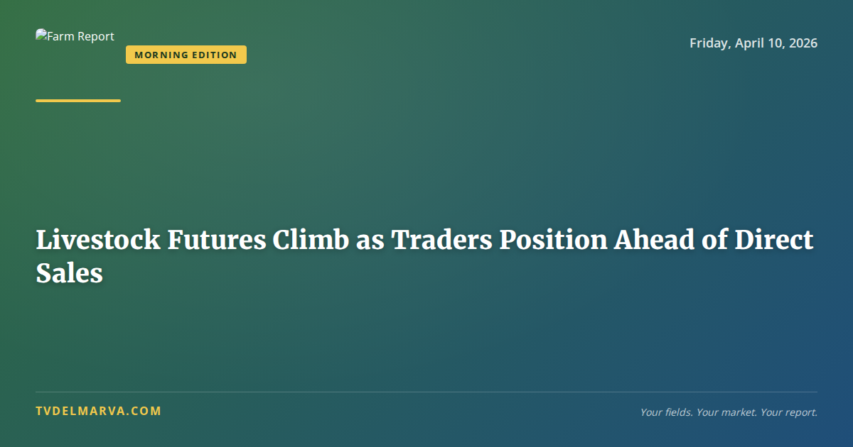 Livestock Futures Climb as Traders Position Ahead of Direct Sales