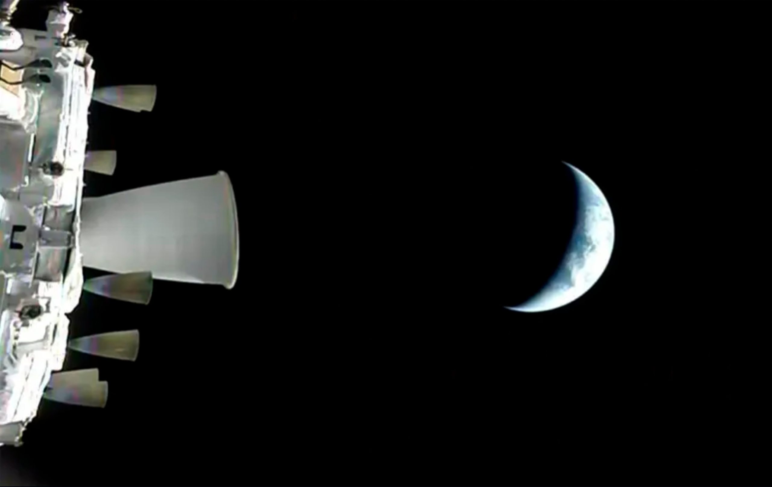 Four Astronauts Now Racing Toward Moon After Artemis II Leaves Earth Orbit