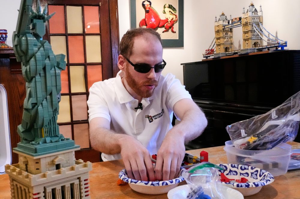 Newton Man Creates Braille Instructions So Blind Children Can Build Legos Independently