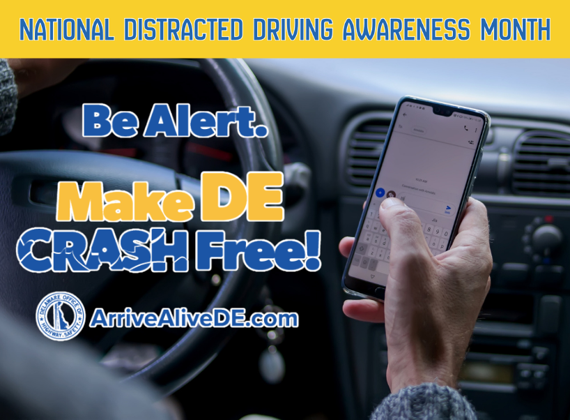 Delaware Highway Safety Launches Spring Campaign Against Distracted Driving