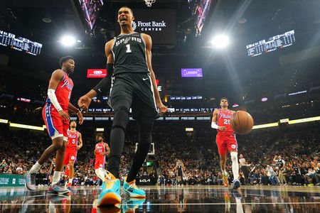 Spurs Star Wembanyama Sidelined with Rib Injury During Win Over 76ers
