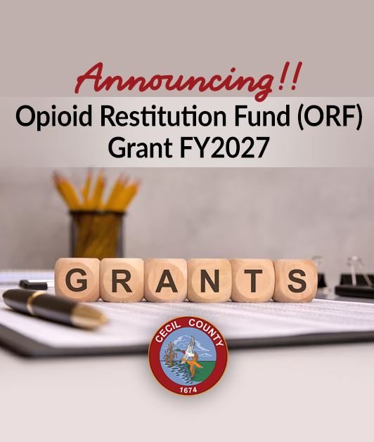 Cecil County Opens Applications for $1M Opioid Settlement Grant Program