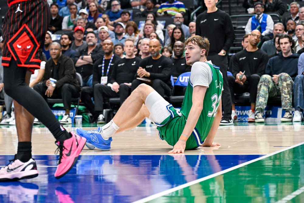 Dallas Mavericks’ Top Draft Pick Cooper Flagg Suffers Ankle Injury in Season Finale