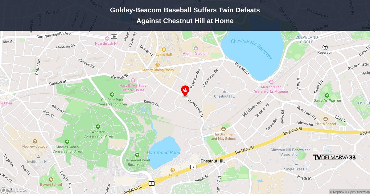 Goldey-Beacom Baseball Suffers Twin Defeats Against Chestnut Hill at Home