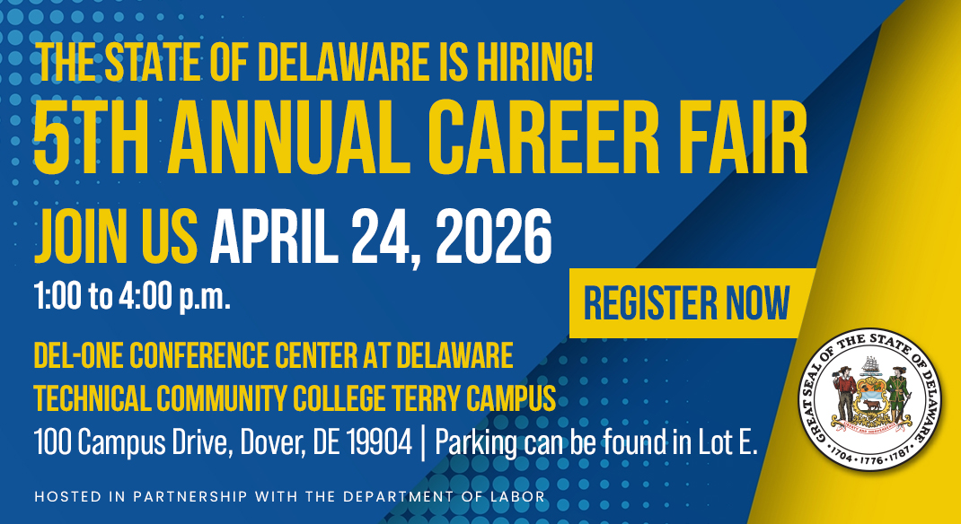 State of Delaware Holding Job Fair Friday at Del Tech Dover Campus