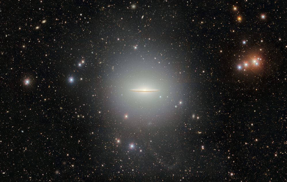 Chilean Telescope Captures Stunning New Image of Hat-Shaped Sombrero Galaxy