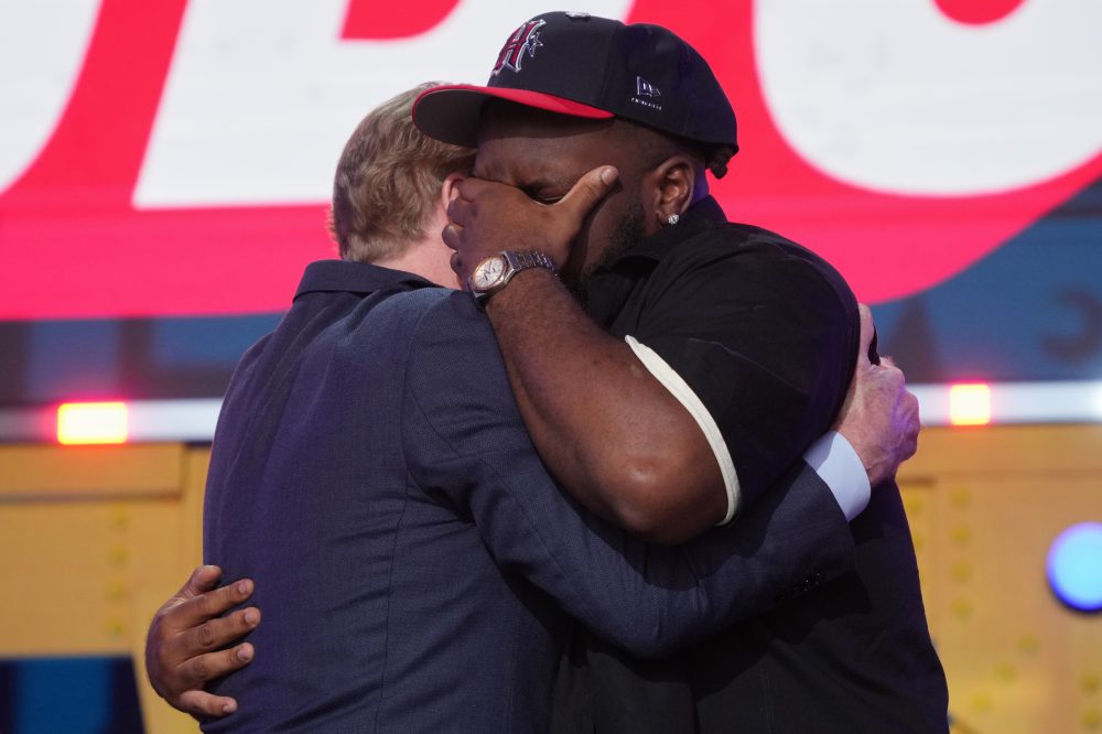 Ohio State’s McDonald Emotional After Texans Select Him in NFL Draft Second Round