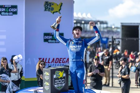20-Year-Old Corey Day Wins First NASCAR Victory at Talladega Superspeedway