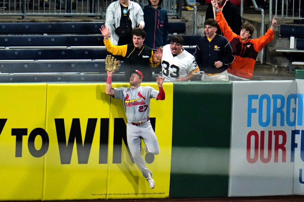 Cardinals Rookie Makes Game-Saving Catch to Rob Pirates of Walk-Off Homer