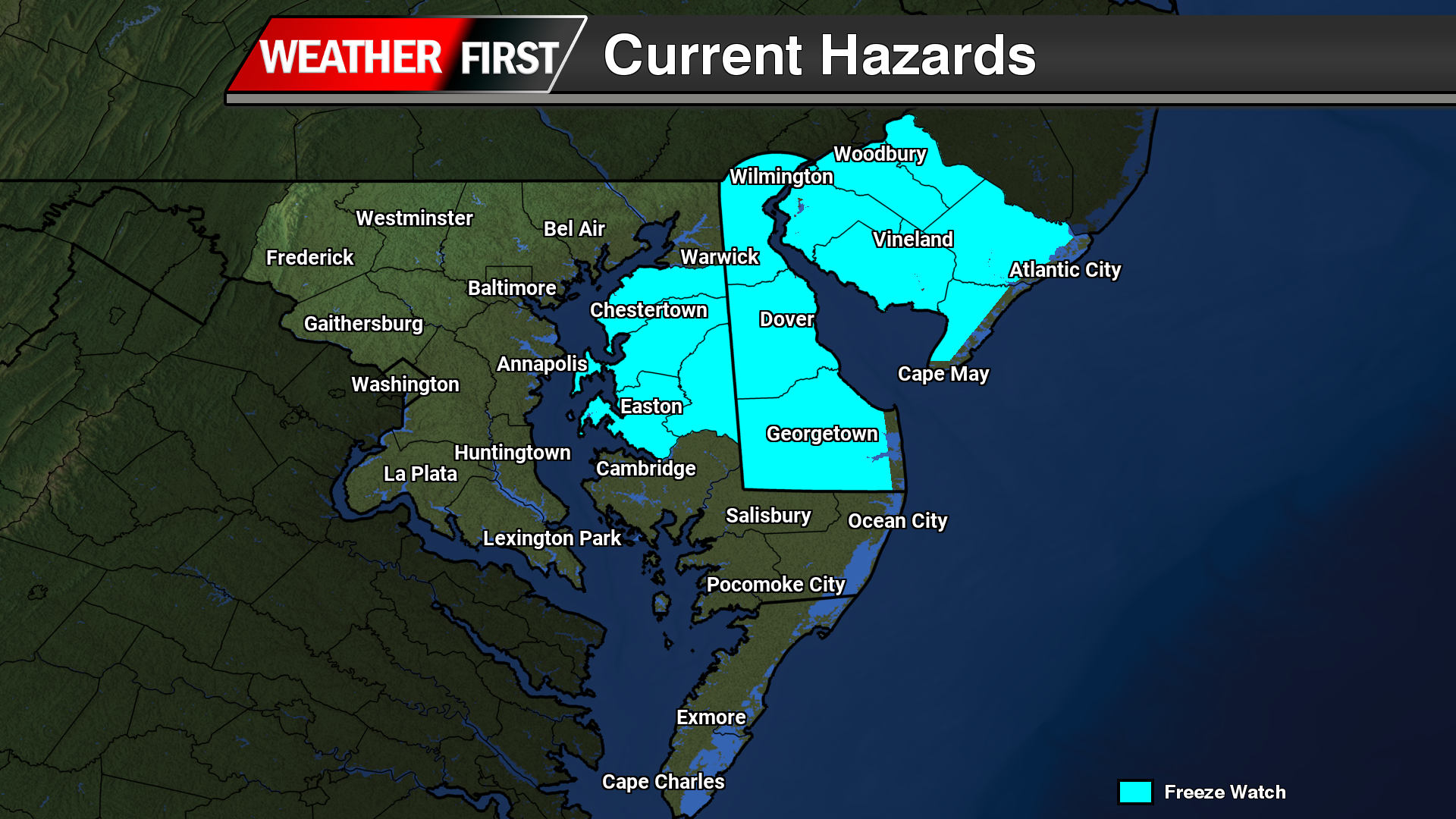 …FREEZE WATCH IN EFFECT FROM LATE TUESDAY NIGHT THROUGH WEDNESDAYMORNING…