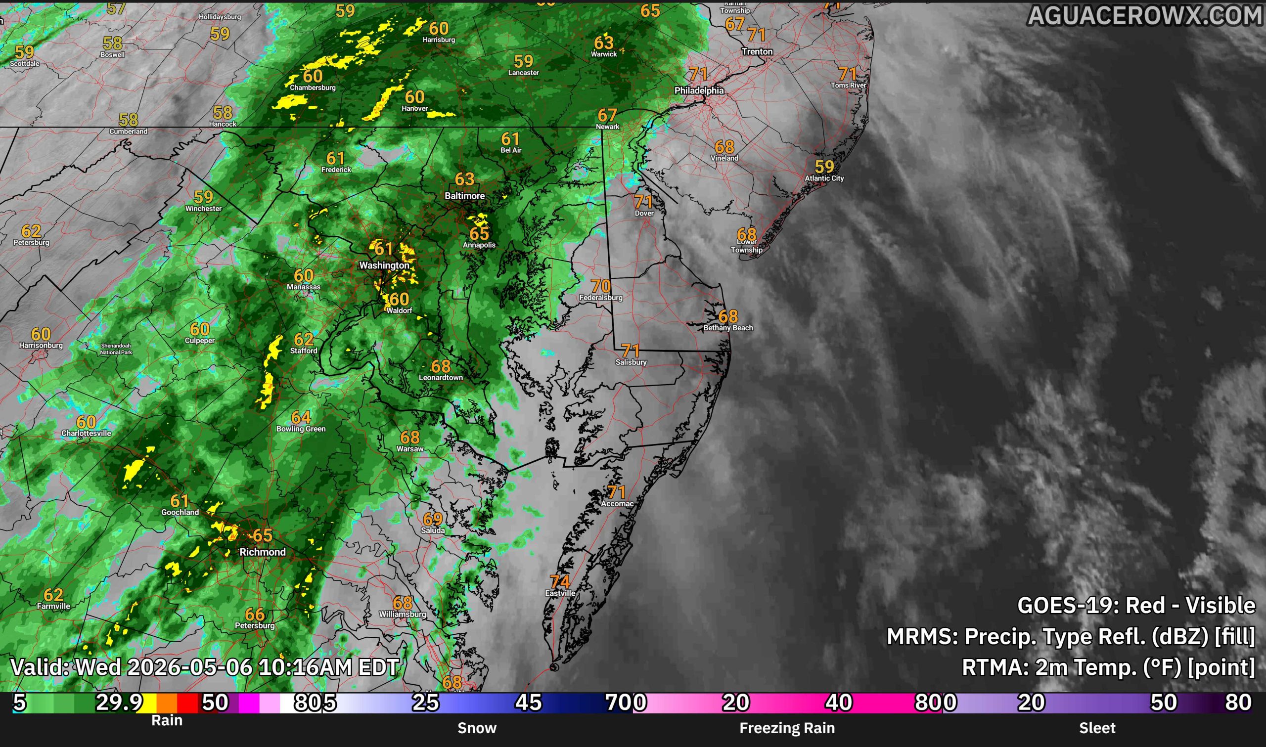Unsettled Pattern Continues Across Delmarva Through Weekend as Temperatures Gradually Warm