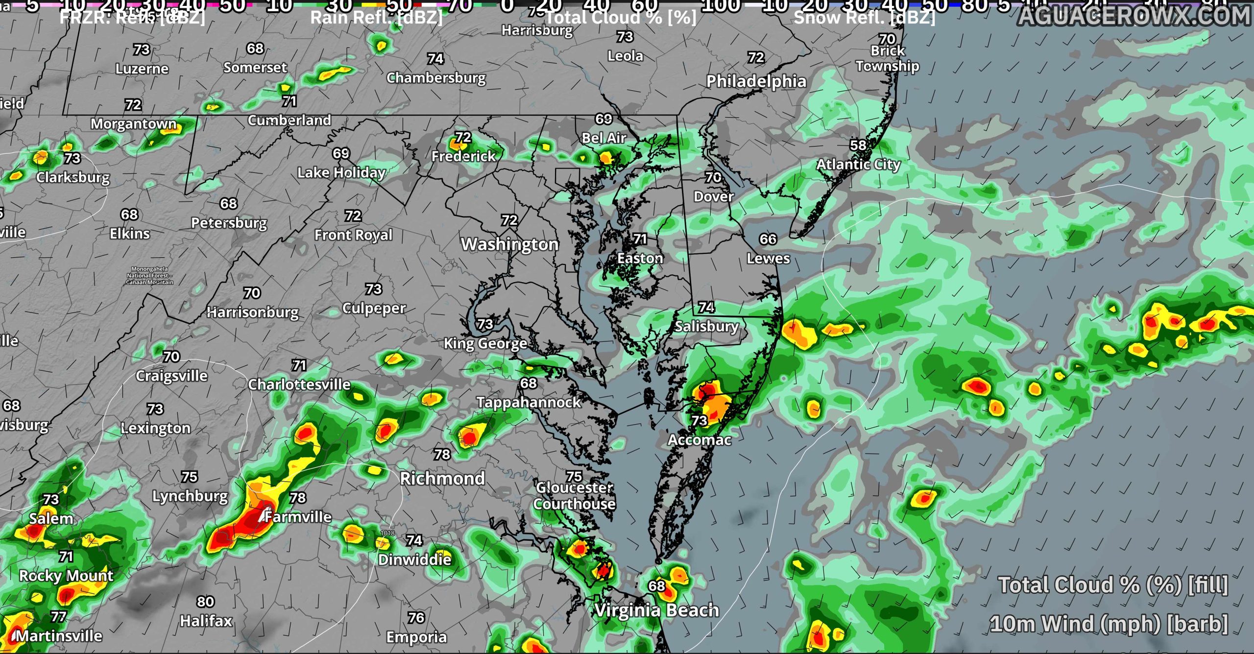 Unsettled Weather Brings Showers, Thunderstorms, and Heavy Rain Threat Across Delmarva and the Mid-Atlantic