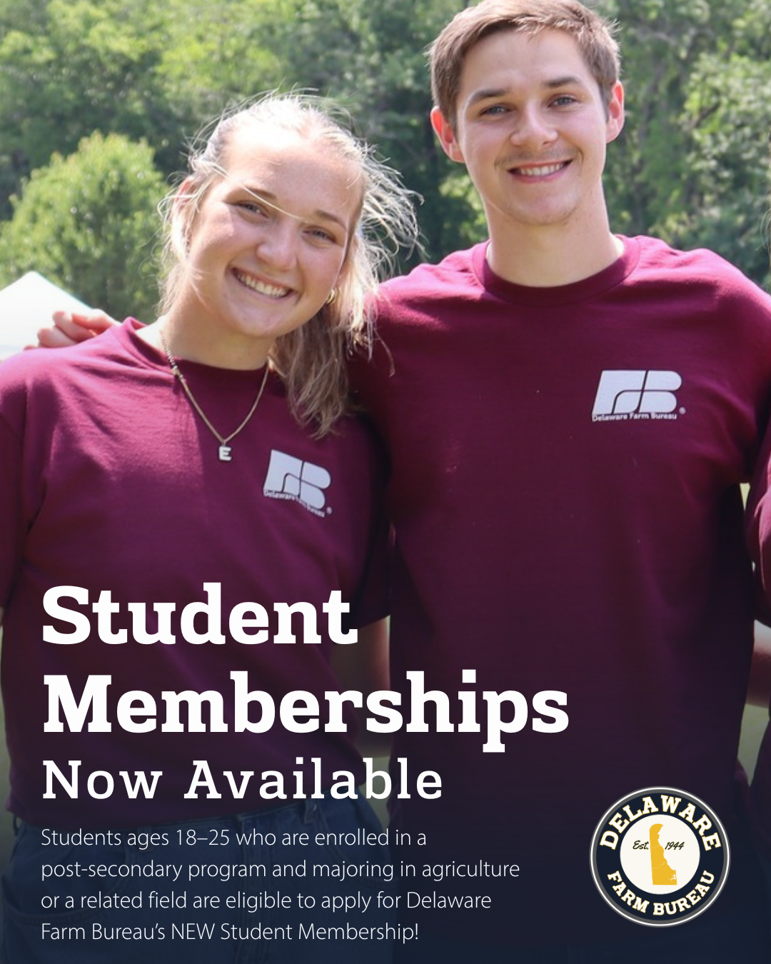 Delaware Farm Bureau Launches Discounted Student Membership Program