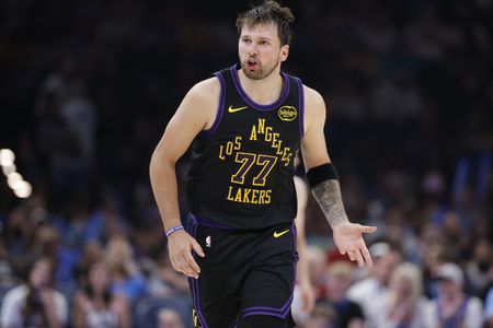 Lakers Star Doncic Sidelined for Game 1 Against Thunder Due to Hamstring Injury