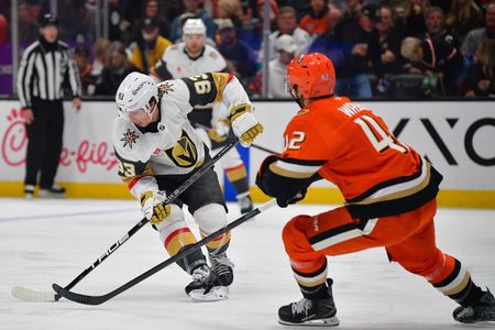 Marner’s Three Goals Push Vegas Past Anaheim in Western Conference Semifinals